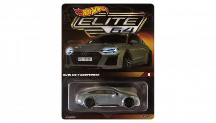 Машинка Premium Hot Wheels Audi RS 7 Sportback Elite 64 1:64 HGW11 Grey - Retromagaz, image 1