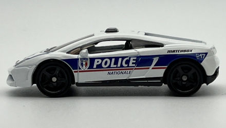 Тематична Машинка Matchbox Lamborghini Gallardo Police France 1:64 HBL08 White - Retromagaz, image 4