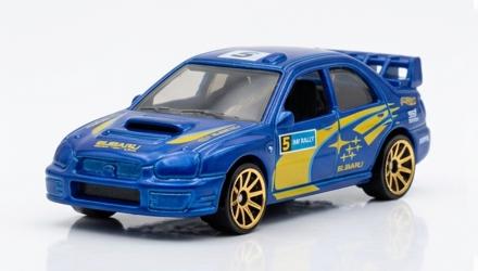 Машинка Базовая Hot Wheels Subaru Impreza WRX HW J-Imports 1:64 JJK19 Blue - Retromagaz, image 1
