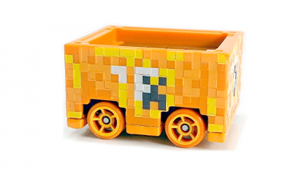 Машинка Базовая Hot Wheels Minecraft Minecart Screen Time 1:64 GRX95 Orange - Retromagaz, image 3