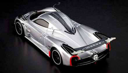 Машинка Premium Hot Wheels '21 Pagani Huayra R Red Line Club RLC 1:64 JCP22 Silver - Retromagaz, image 2