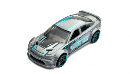 Машинка Базовая Hot Wheels '20 Dodge Charger Hellcat Nightspeed 1:64 JJJ87 Grey - Retromagaz, image 2