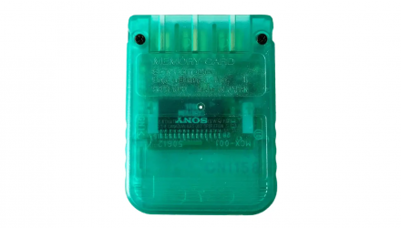 Карта Памяти Sony PlayStation 1 SCPH-1193 Winter Christmas Limited Edition 1MB Trans-Green Б/У - Retromagaz, image 2