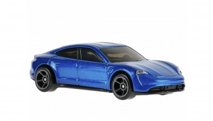 Машинка Базовая Hot Wheels Porsche Porsche Taycan Turbo S EV 1:64 JJL01 Blue - Retromagaz, image 4