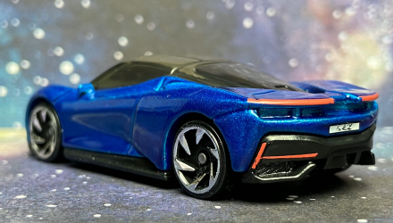 Машинка Базовая Hot Wheels Automobili Pininfarina Battista Exotics 1:64 HCX53 Blue - Retromagaz, image 4