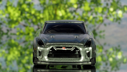 Машинка Базова Hot Wheels '17 Nissan GT-R (R35) Nightburnerz 1:64 DVC50 Grey - Retromagaz, image 5