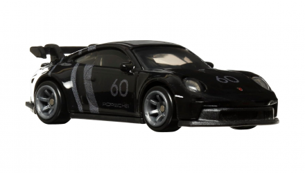 Машинка Premium Hot Wheels Porsche 911 GT3 Chase Speed Machines 1:64 HKC45 Black - Retromagaz, image 1