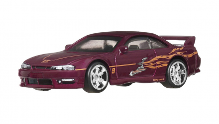 Машинка Premium Hot Wheels Nissan 240SX (S14) Fast & Furious 1:64 JBL99 Red - Retromagaz, image 1