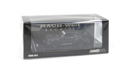 Машинка Premium INNO64 Porsche RWB 964 1:64 IN64-RWB964-BM Black - Retromagaz, image 4