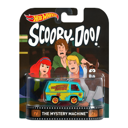 Машинка Premium Hot Wheels The Mystery Machine Scooby-Doo! Rep. Entertainment 1:64 DJF48 Green - Retromagaz