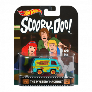 Машинка Premium Hot Wheels The Mystery Machine Scooby-Doo! Rep. Entertainment 1:64 DJF48 Green - Retromagaz
