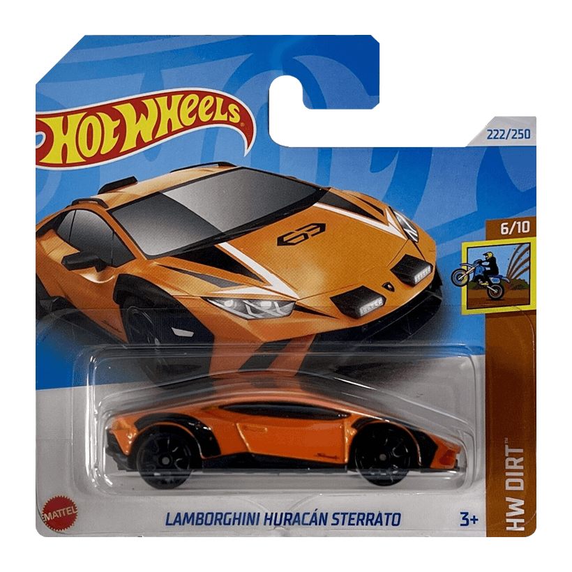 Машинка Базовая Hot Wheels Lamborghini Huracán Sterrato Dirt 1:64 HRY87 Orange - Retromagaz