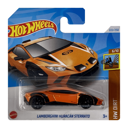 Машинка Базова Hot Wheels Lamborghini Huracán Sterrato Dirt 1:64 HRY87 Orange - Retromagaz