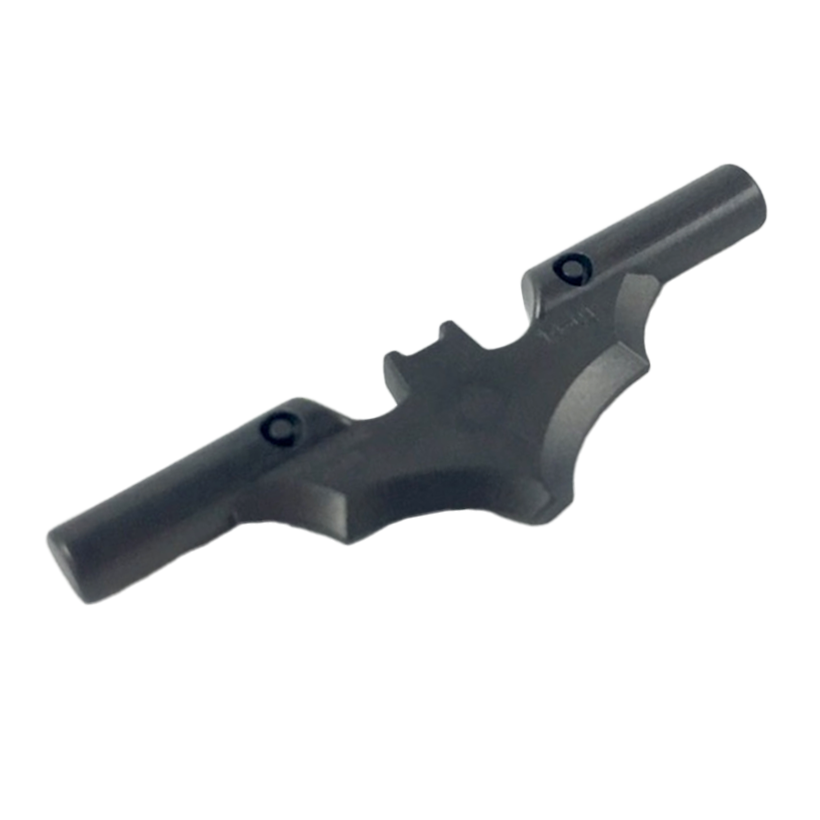 Зброя 4шт Lego Метальна Batarang with Bars on Ends 37720c 6236812 Pearl Dark Grey Б/У - Retromagaz
