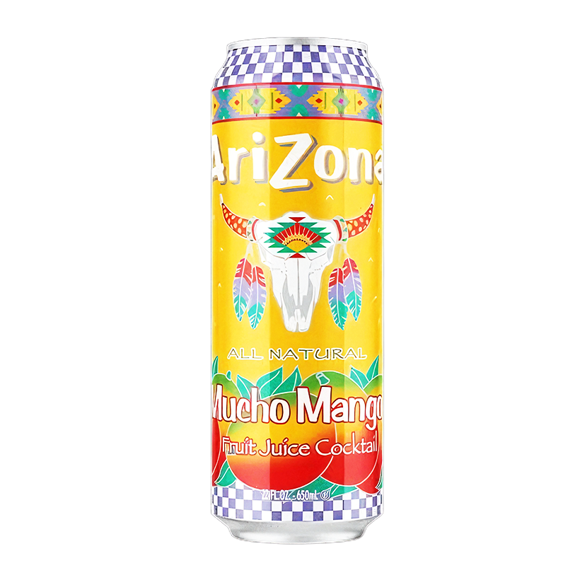Чай Холодний Arizona Mucho Mango Juice Cocktail 650ml - Retromagaz