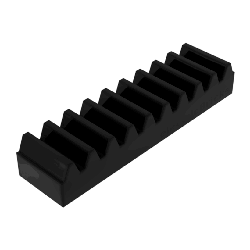 Technic 2шт Lego Зубчатая Рейка 1 x 4 3743 4205760 Black Б/У - Retromagaz