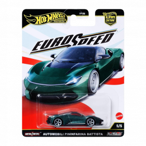 Машинка Premium Hot Wheels Automobili Pininfarina Battista EuroSpeed 1:64 JBK77 Green Машинка Premium Hot Wheels Automobili Pininfarina Battista EuroSpeed 1:64 JBK77 Green - Retromagaz