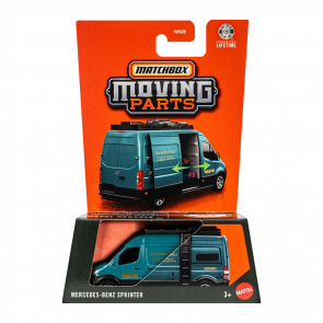 Тематична Машинка Matchbox Mercedes-Benz Sprinter Moving Parts 1:64 JRM98 Blue - Retromagaz