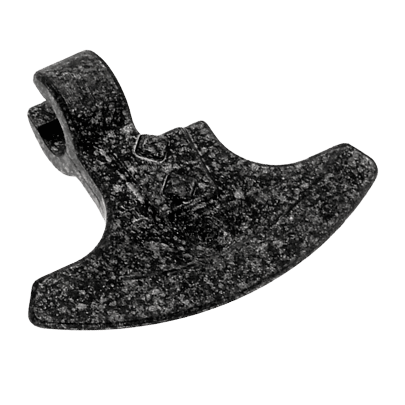 Оружие 2шт Lego Топор Head Clip-on 53705 53454 4273965 6108518 Speckle Black-Silver Б/У - Retromagaz