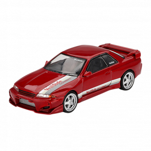 Машинка Premium MINI GT Nissan Skyline GT-R (R32) VeilSide Combat 1:64 MGT00987-CH Red - Retromagaz