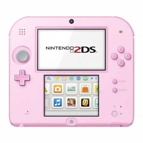 Консоль Nintendo 2DS Модифицированная 32GB Pink + 10 Встроенных Игр Б/У