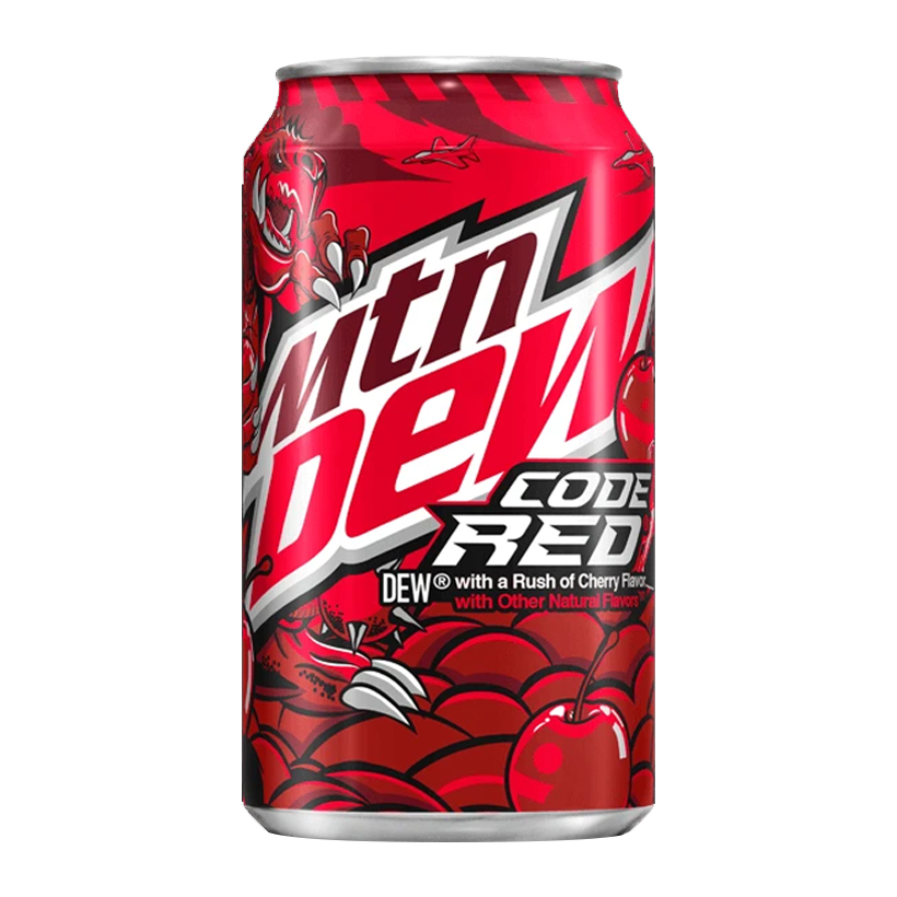 Напиток Mountain Dew Code Red 355ml - Retromagaz