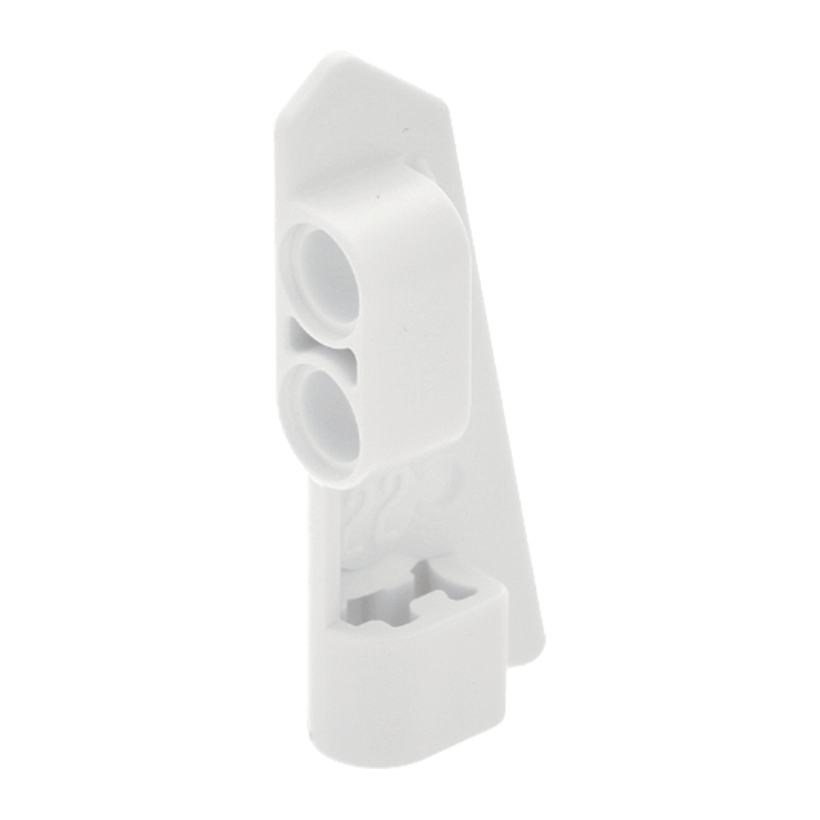 Technic 4шт Lego Панель Скошенная #22 Very Small Smooth Side A 11947 43500 6114583 6343987 White Б/У - Retromagaz