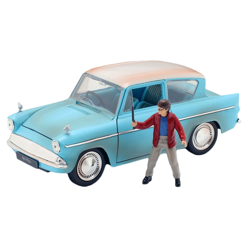 Машинка Jada 1959 Ford Anglia з Фігуркою Harry Potter 1:24 Blue - Retromagaz