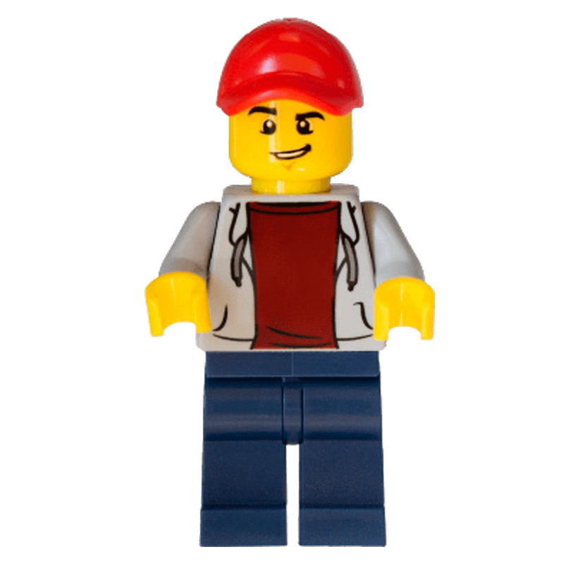 Фігурка Lego People 973pb2066 ATV Driver City cty0728 Б/У - Retromagaz