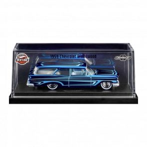 Машинка Premium Hot Wheels 1959 Chevrolet Brookwood Red Line Club RLC 1:64 JCP19 Blue Машинка Premium Hot Wheels 1959 Chevrolet Brookwood Red Line Club RLC 1:64 JCP19 Blue - Retromagaz