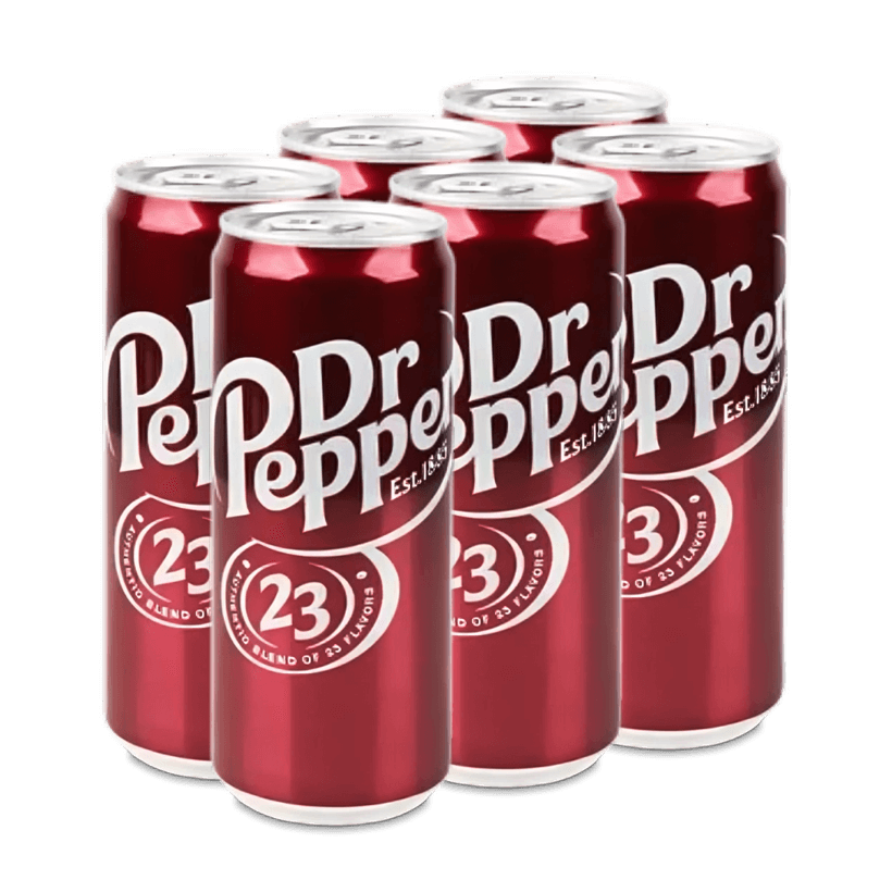 Набір Напій 6шт Dr Pepper Regular 330ml - Retromagaz