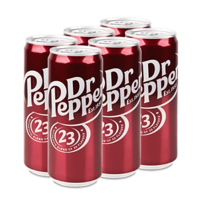Набір Напій 6шт Dr Pepper Regular 330ml - Retromagaz