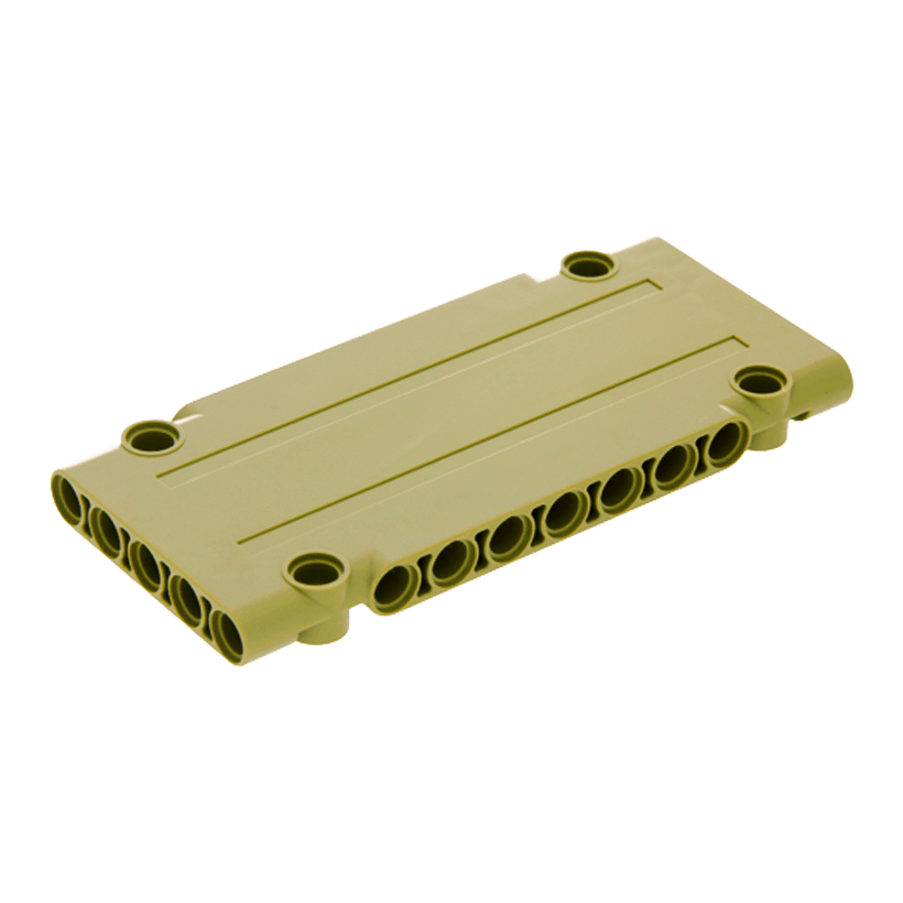 Technic Lego Панель Прямокутна 5 x 11 x 1 64782 6278082 Olive Green Б/У - Retromagaz