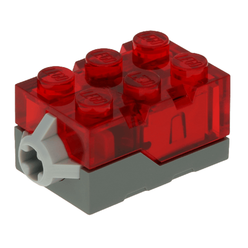 Электрика Lego Звук Свет Light Brick Red LED Light 2 x 3 x 1 54930c01 38564 54869 4666707 Trans-Red Б/У - Retromagaz