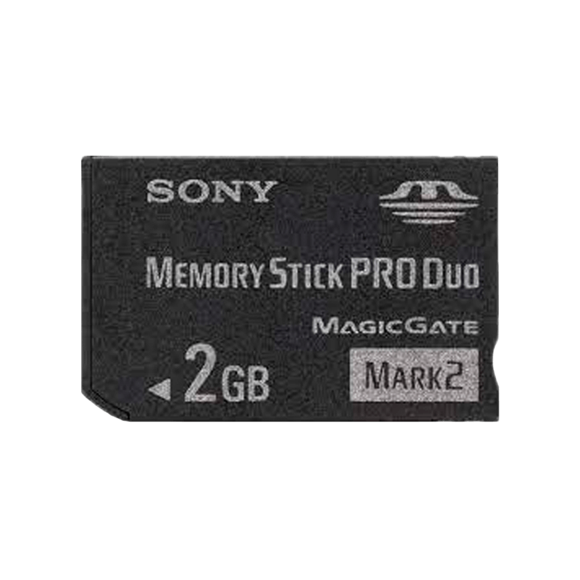 Карта Памяти Sony PlayStation Portable Memory Stick PRO Duo 2GB Black Б/У - Retromagaz