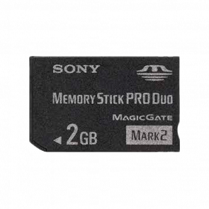 Карта Пам'яті Sony PlayStation Portable Memory Stick PRO Duo 2GB Black Б/У Хороший - Retromagaz