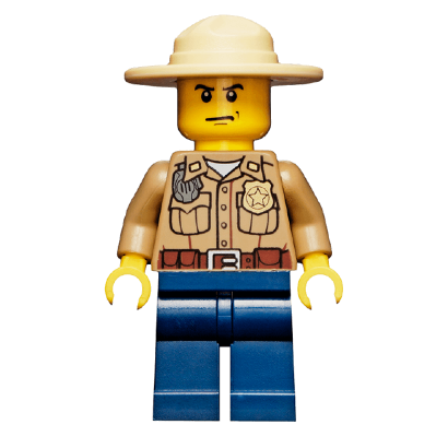 Фігурка Lego 973pb0985 Forest Dark Tan Shirt with Pockets City Police cty0273 Б/У - Retromagaz