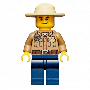 Фігурка Lego 973pb0985 Forest Dark Tan Shirt with Pockets City Police cty0273 Б/У