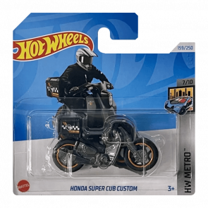 Машинка Базова Hot Wheels Honda Super Cub Custom Treasure Hunts Metro 1:64 HTF23 Grey