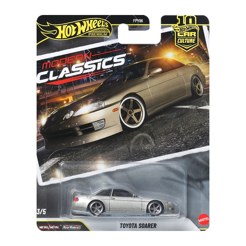 Машинка Premium Hot Wheels Toyota Soarer Modern Classics 1:64 JKF15 Grey - Retromagaz