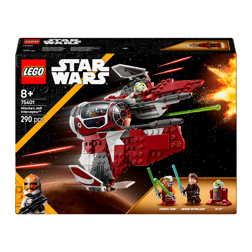 Конструктор Lego Джедайський Перехоплювач Асоки Star Wars 75401 Новий - Retromagaz