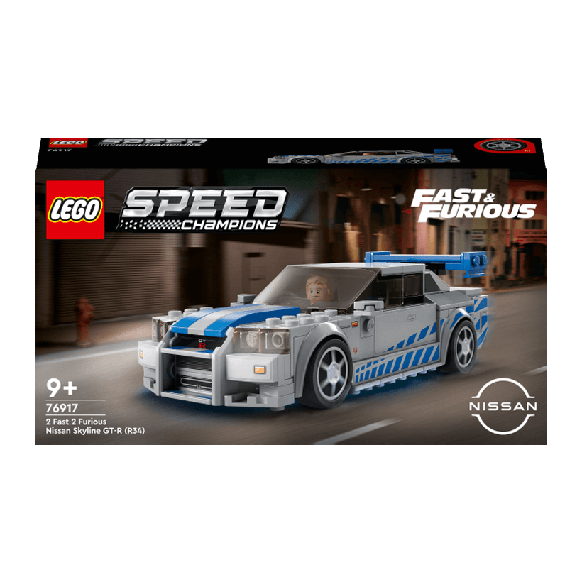 Конструктор Lego "Двойной Форсаж" Nissan Skyline GT-R (R34) Speed Champions 76917 Новый - Retromagaz