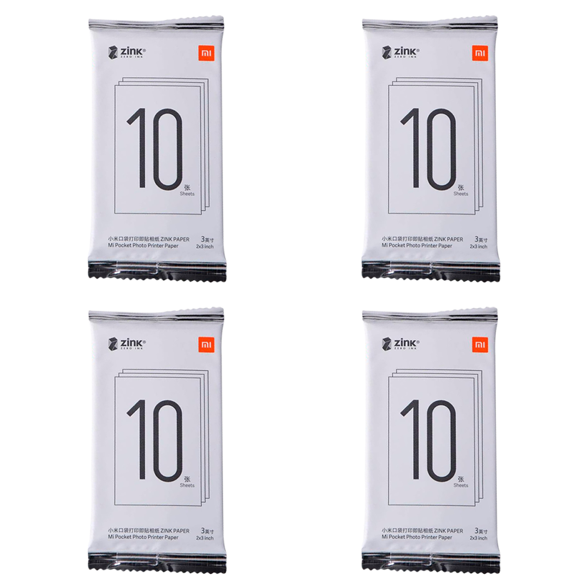 Набор Фотобумага 2шт Xiaomi для Mi Pocket Photo Printer 20шт - Retromagaz