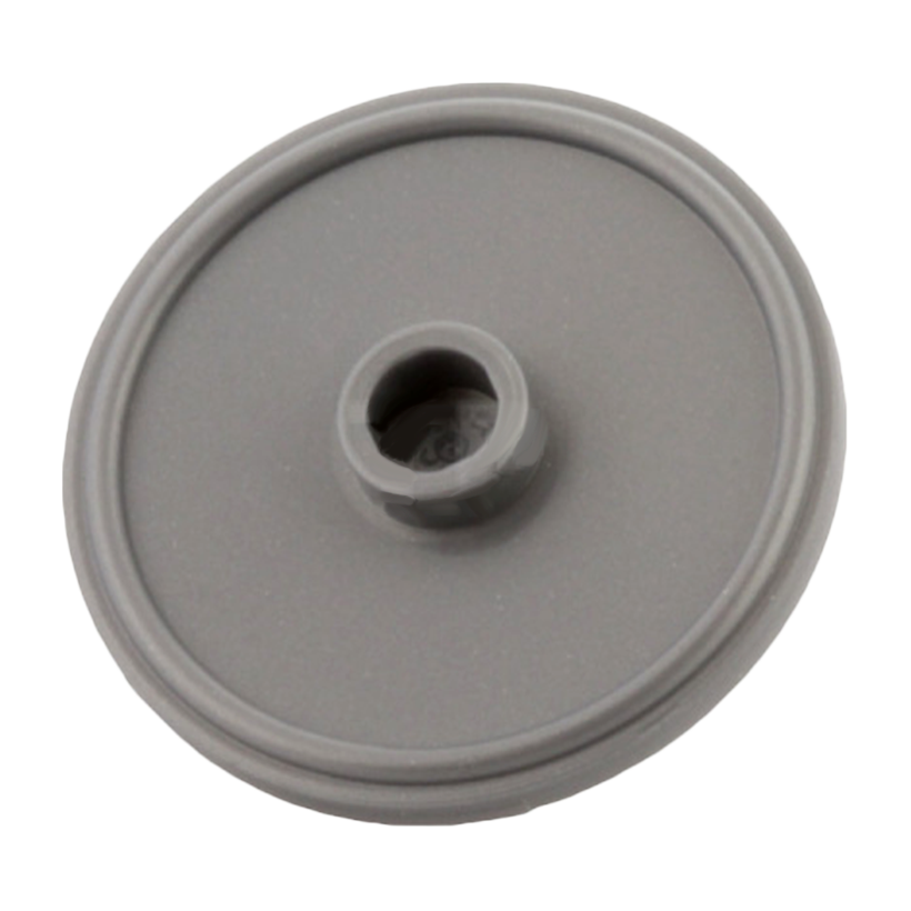 Зброя Lego Щит Circular Rimmed Face with Stud 91884 17835 6005715 6076677 Flat Silver Б/У - Retromagaz