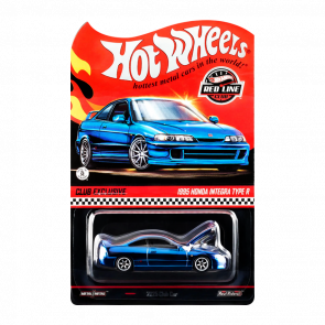 Машинка Premium Hot Wheels 1995 Honda Integra Type R Red Line Club RLC 1:64 JCP06 Blue Машинка Premium Hot Wheels 1995 Honda Integra Type R Red Line Club RLC 1:64 JCP06 Blue - Retromagaz