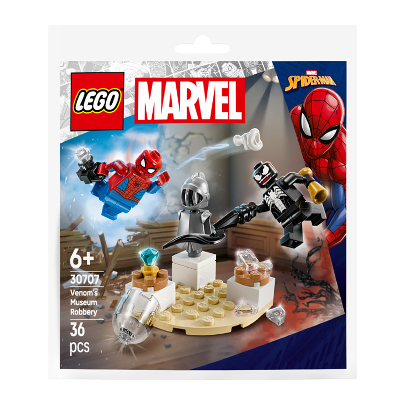 Конструктор Lego Ограбление Музея Веномом Polybag Marvel 30707 Новый - Retromagaz