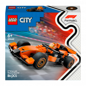 Конструктор Lego Пілот F1 з Автомобілем для Перегонів Команди McLaren City 60442 Новий - Retromagaz