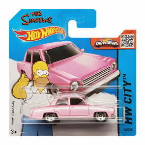 Машинка Базова Hot Wheels The Simpsons Family Car City 1:64 CFG80 Pink