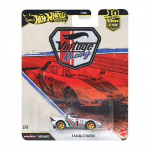 Машинка Premium Hot Wheels Lancia Stratos Vintage Racing Club 1:64 JKF26 White - Retromagaz