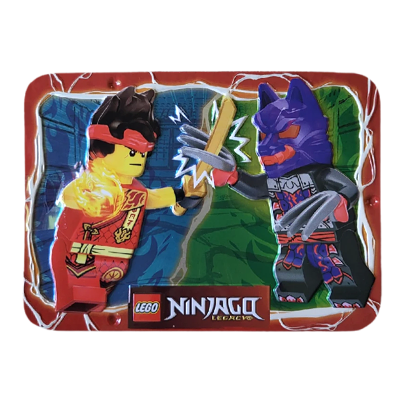Конструктор Lego Kai vs. Wolf Mask Warrior Metal Box Ninjago 112502 njo0947 njo0895 Новий - Retromagaz